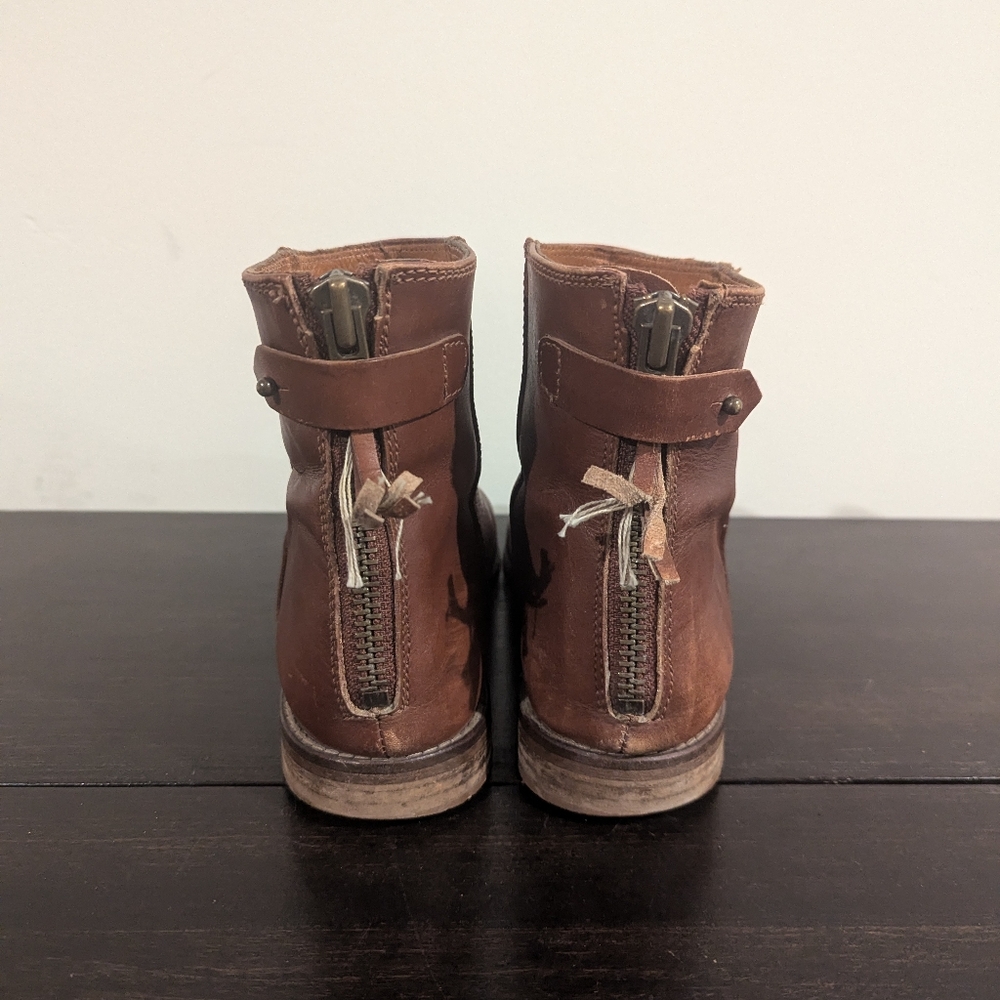 Madewell brown leather booties - Picture 4 of 7